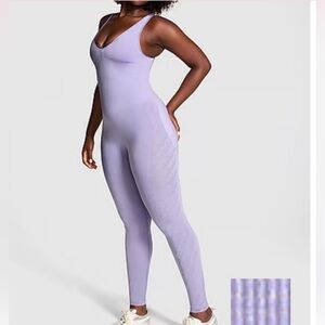 Lavender Women's workout onesie